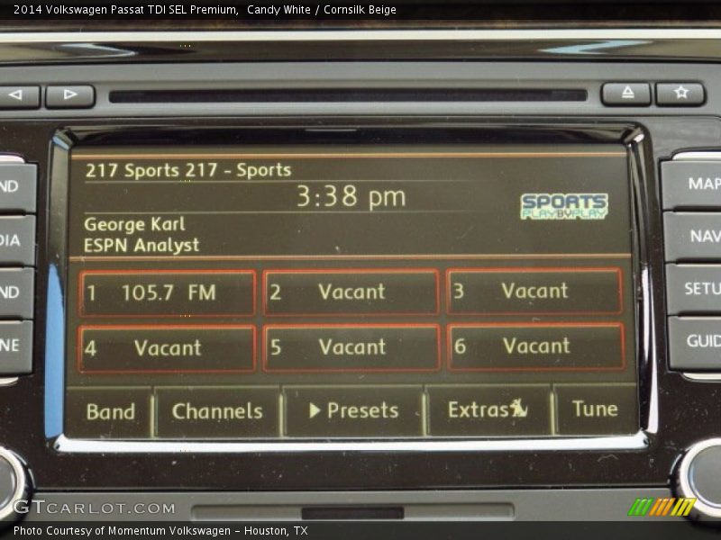 Candy White / Cornsilk Beige 2014 Volkswagen Passat TDI SEL Premium