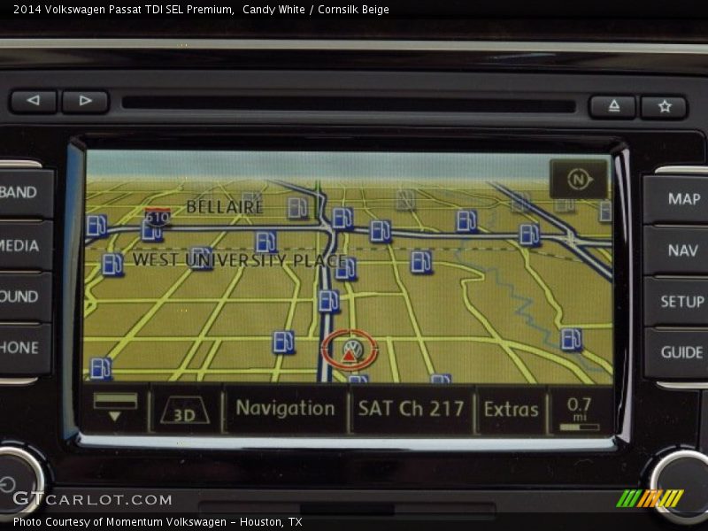 Candy White / Cornsilk Beige 2014 Volkswagen Passat TDI SEL Premium