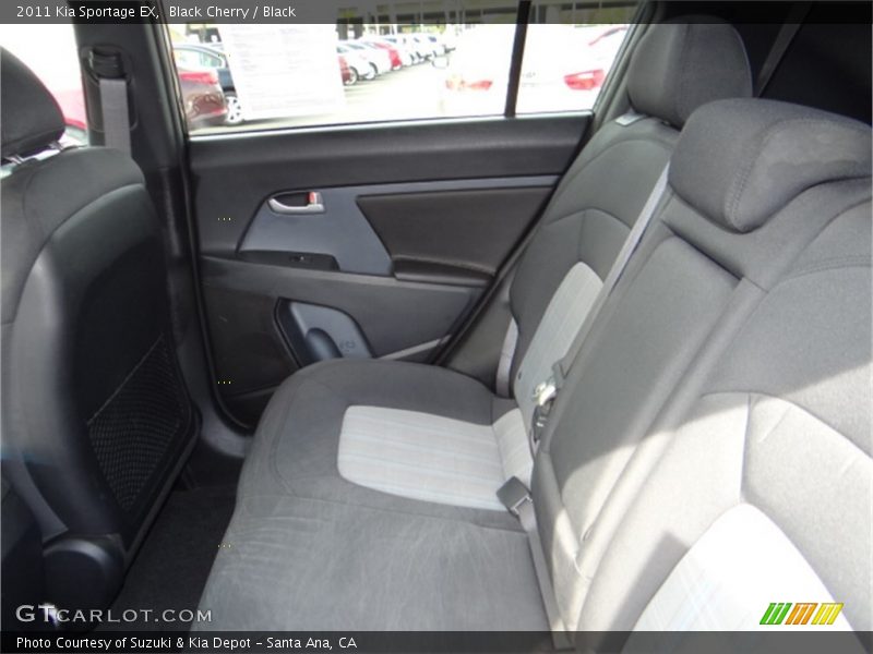 Black Cherry / Black 2011 Kia Sportage EX