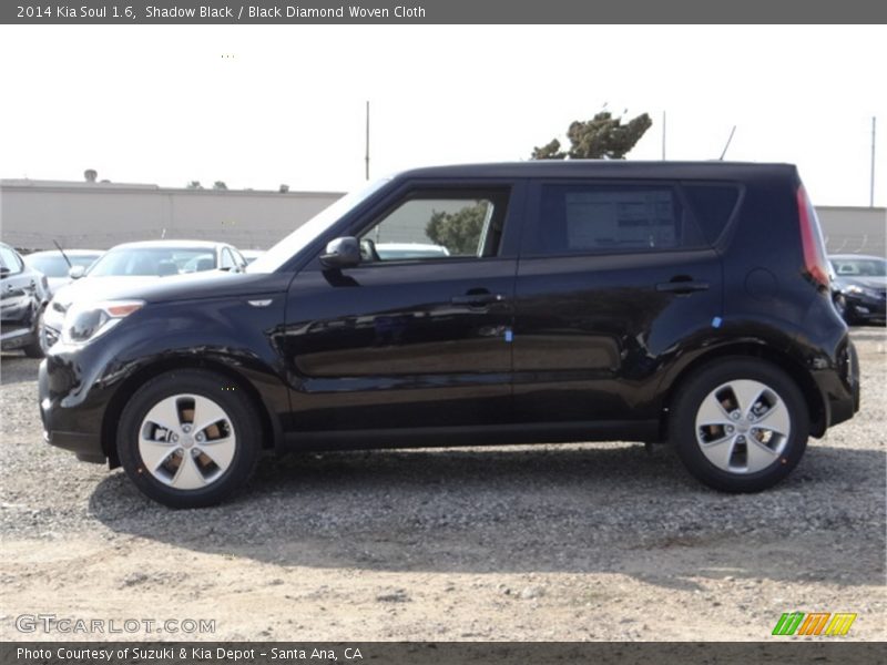 Shadow Black / Black Diamond Woven Cloth 2014 Kia Soul 1.6