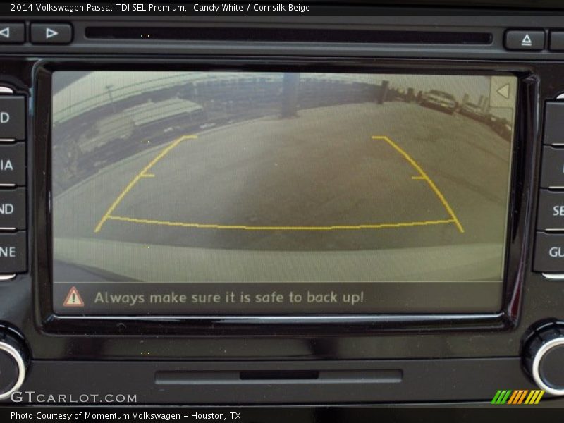 Candy White / Cornsilk Beige 2014 Volkswagen Passat TDI SEL Premium