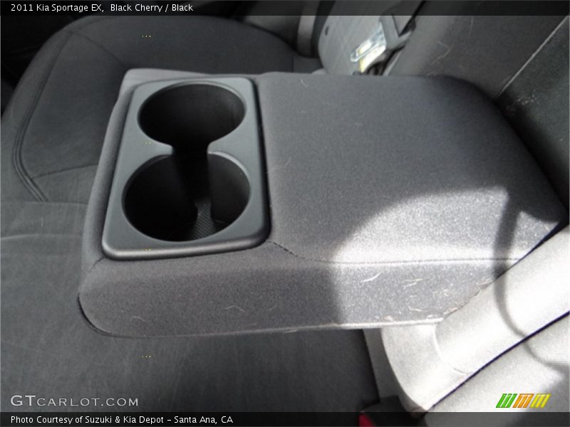 Black Cherry / Black 2011 Kia Sportage EX