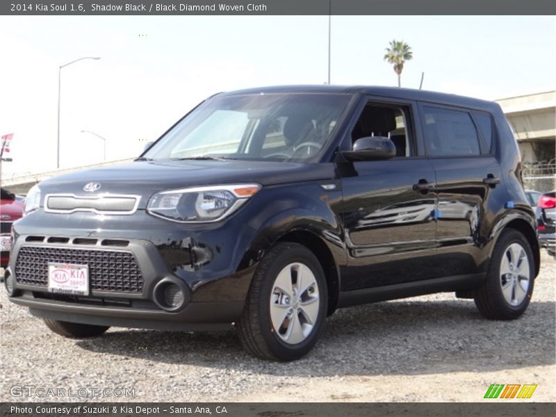 Shadow Black / Black Diamond Woven Cloth 2014 Kia Soul 1.6