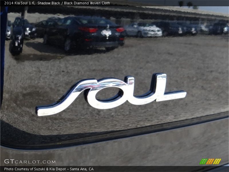 Shadow Black / Black Diamond Woven Cloth 2014 Kia Soul 1.6