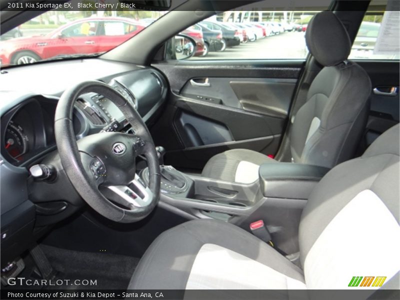 Black Cherry / Black 2011 Kia Sportage EX