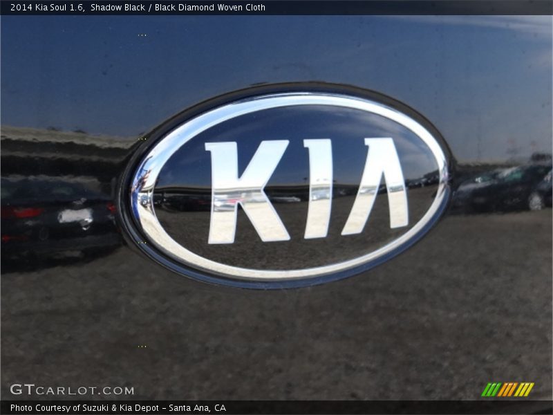 Shadow Black / Black Diamond Woven Cloth 2014 Kia Soul 1.6