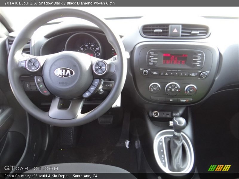 Shadow Black / Black Diamond Woven Cloth 2014 Kia Soul 1.6
