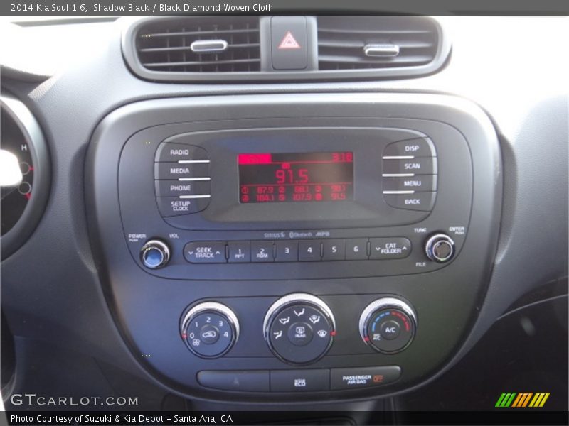 Shadow Black / Black Diamond Woven Cloth 2014 Kia Soul 1.6