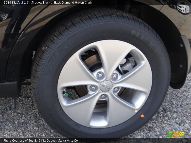 Shadow Black / Black Diamond Woven Cloth 2014 Kia Soul 1.6