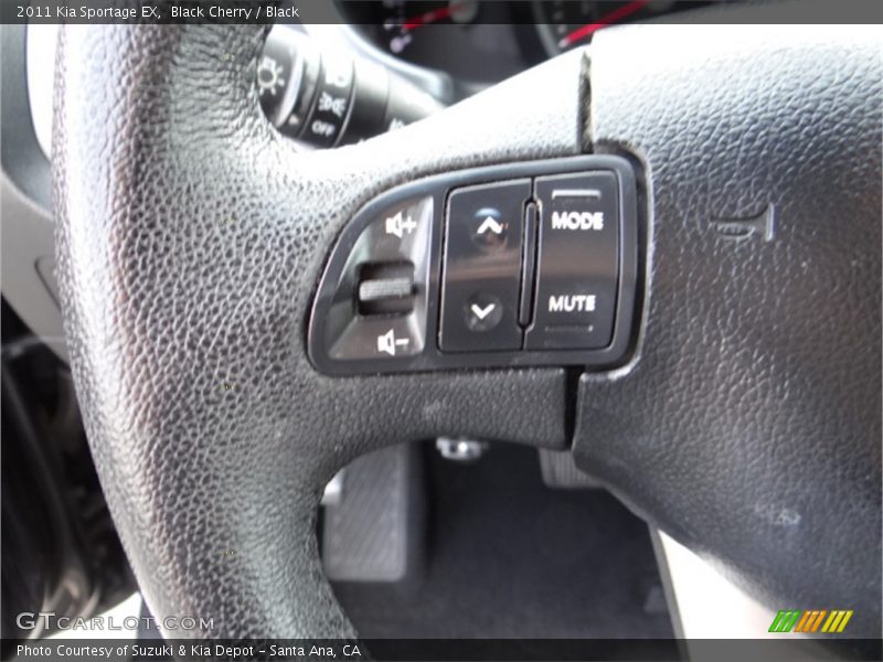 Black Cherry / Black 2011 Kia Sportage EX