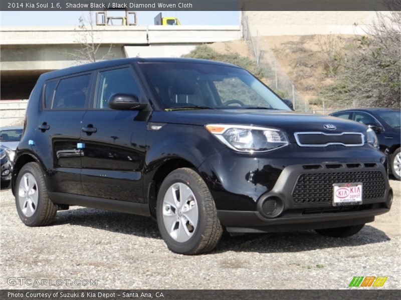 Shadow Black / Black Diamond Woven Cloth 2014 Kia Soul 1.6