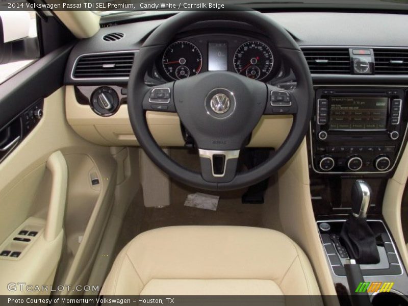 Dashboard of 2014 Passat TDI SEL Premium