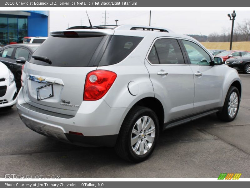Silver Ice Metallic / Jet Black/Light Titanium 2010 Chevrolet Equinox LTZ
