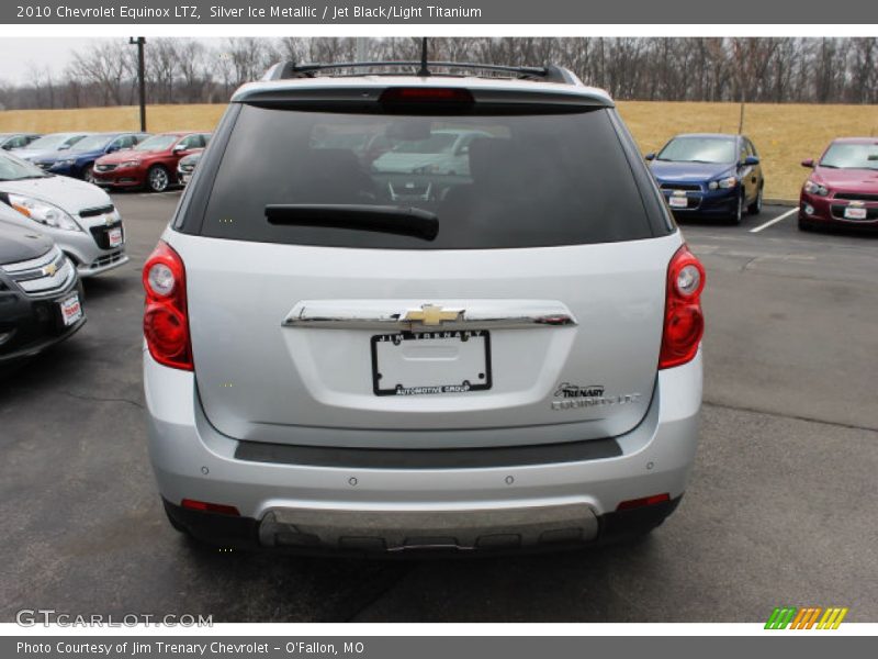 Silver Ice Metallic / Jet Black/Light Titanium 2010 Chevrolet Equinox LTZ