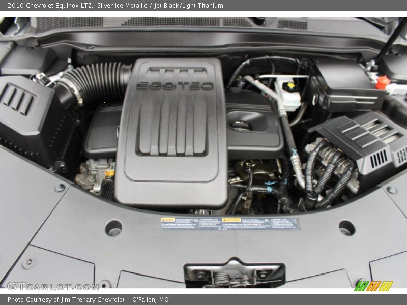 Silver Ice Metallic / Jet Black/Light Titanium 2010 Chevrolet Equinox LTZ