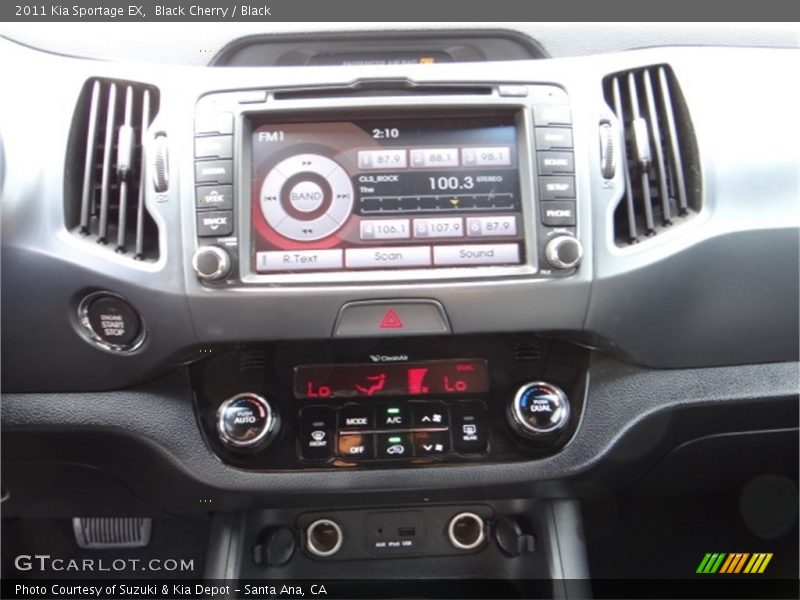 Black Cherry / Black 2011 Kia Sportage EX