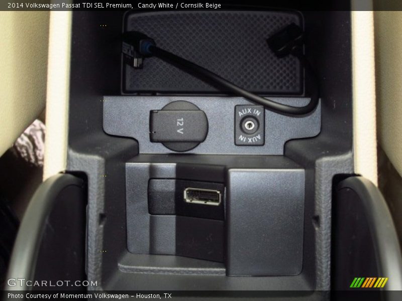 Candy White / Cornsilk Beige 2014 Volkswagen Passat TDI SEL Premium