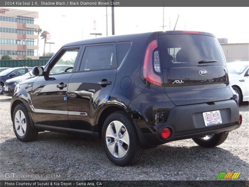Shadow Black / Black Diamond Woven Cloth 2014 Kia Soul 1.6