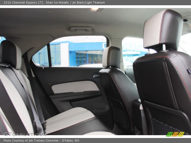 Silver Ice Metallic / Jet Black/Light Titanium 2010 Chevrolet Equinox LTZ