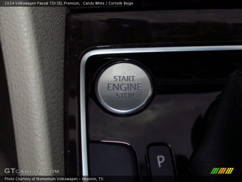 Candy White / Cornsilk Beige 2014 Volkswagen Passat TDI SEL Premium