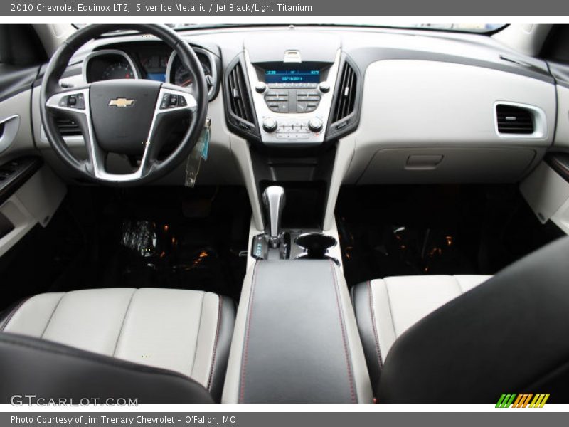 Silver Ice Metallic / Jet Black/Light Titanium 2010 Chevrolet Equinox LTZ