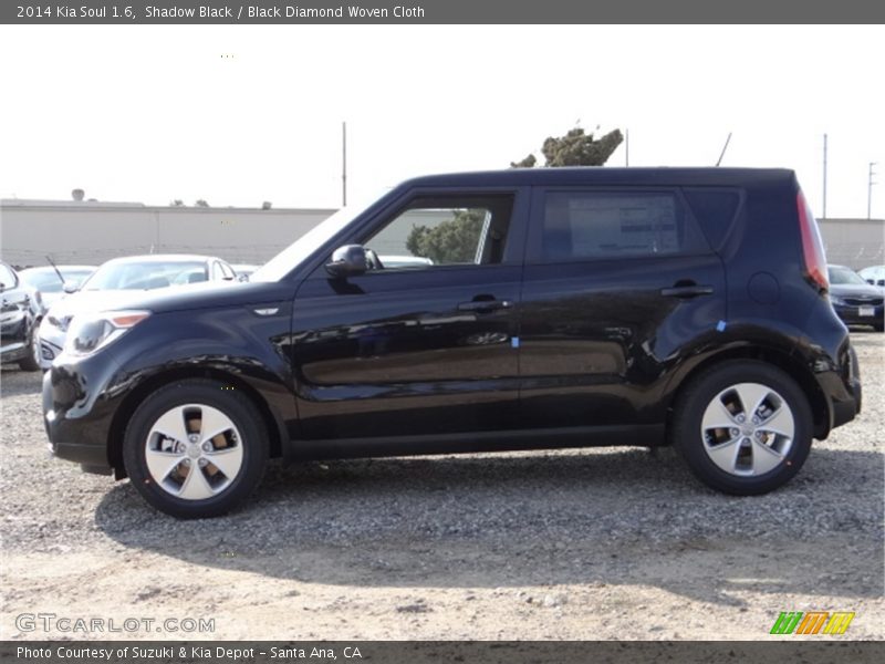 Shadow Black / Black Diamond Woven Cloth 2014 Kia Soul 1.6