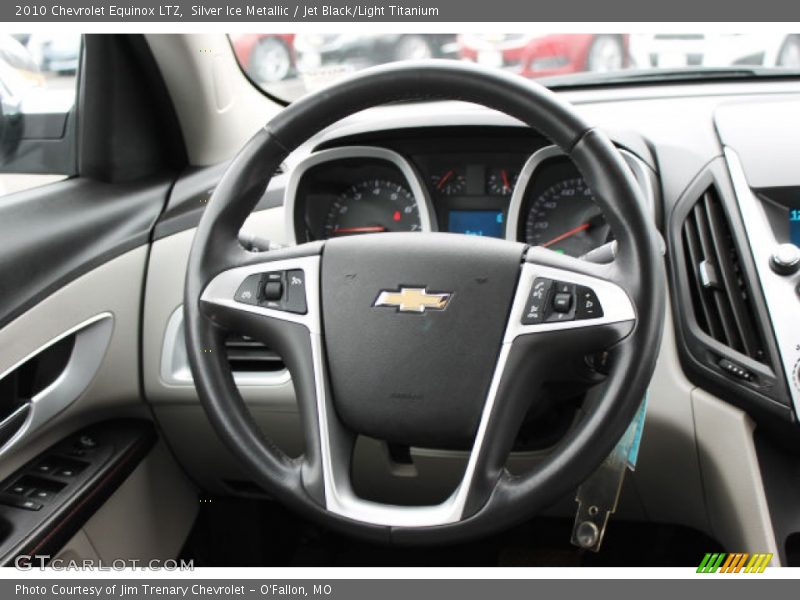 Silver Ice Metallic / Jet Black/Light Titanium 2010 Chevrolet Equinox LTZ