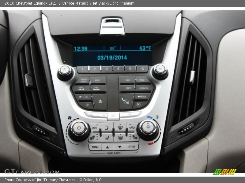 Silver Ice Metallic / Jet Black/Light Titanium 2010 Chevrolet Equinox LTZ