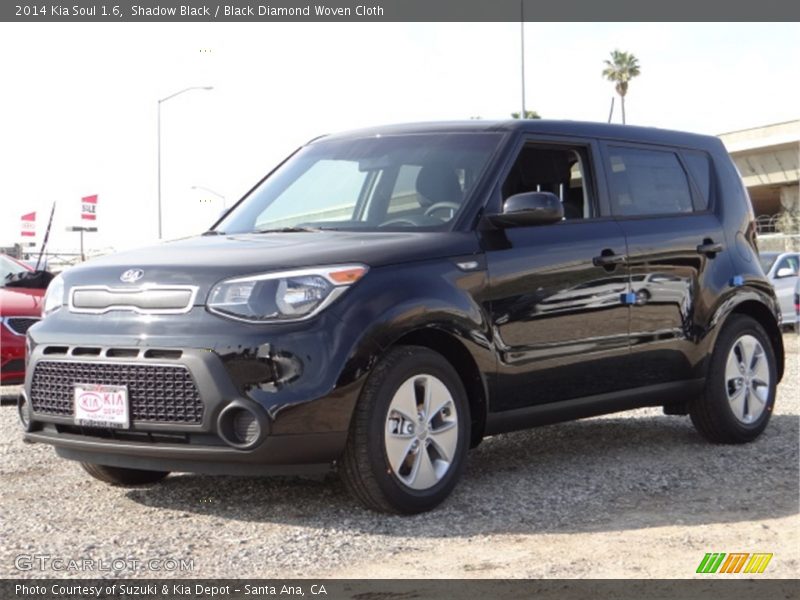 Shadow Black / Black Diamond Woven Cloth 2014 Kia Soul 1.6