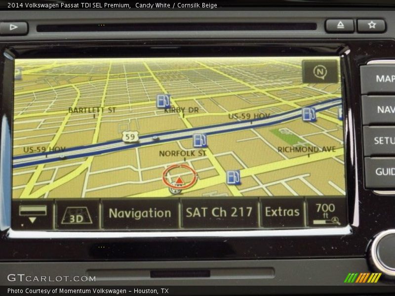 Candy White / Cornsilk Beige 2014 Volkswagen Passat TDI SEL Premium