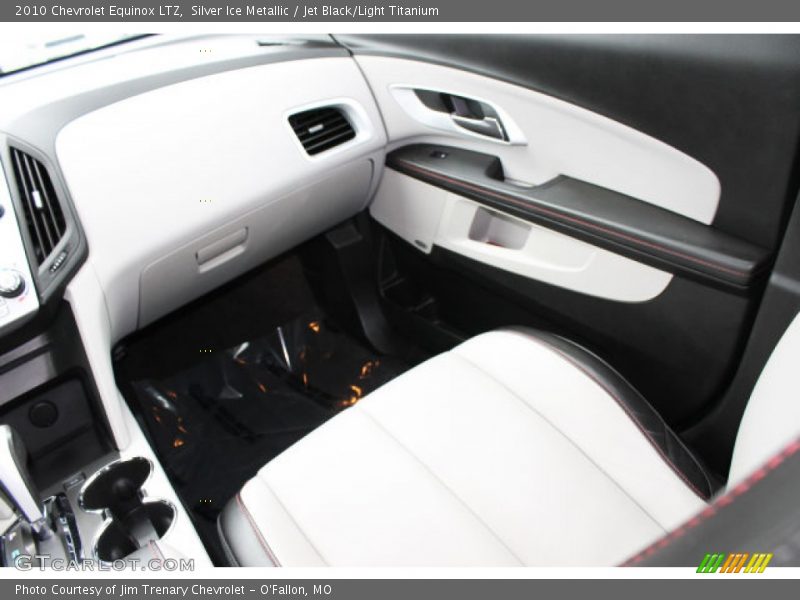 Silver Ice Metallic / Jet Black/Light Titanium 2010 Chevrolet Equinox LTZ
