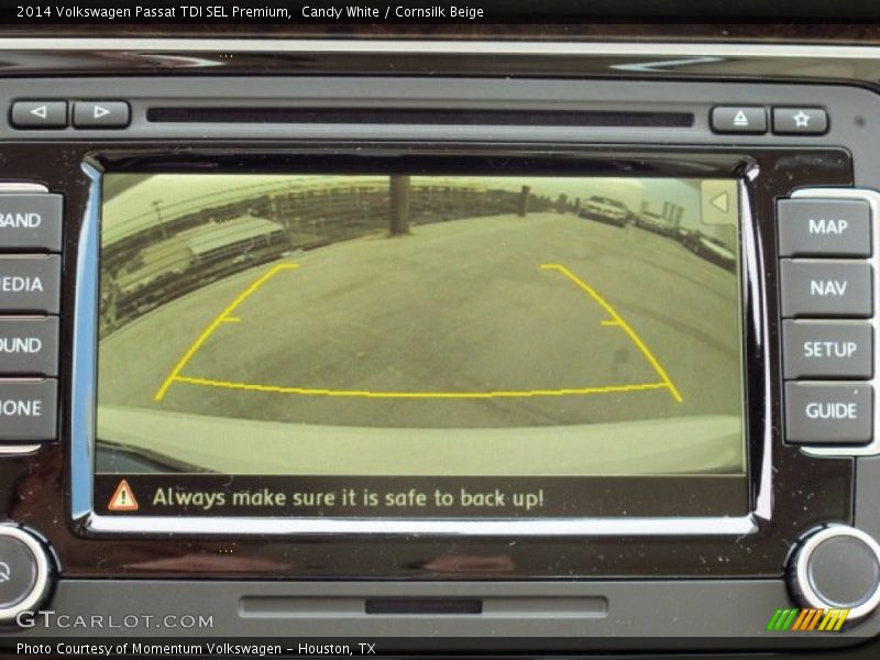 Candy White / Cornsilk Beige 2014 Volkswagen Passat TDI SEL Premium
