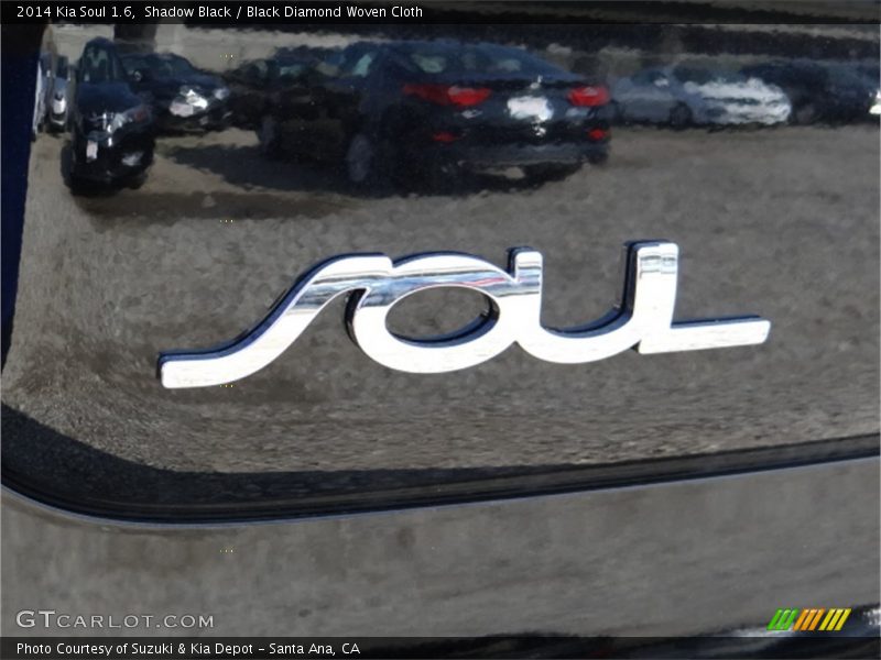 Shadow Black / Black Diamond Woven Cloth 2014 Kia Soul 1.6