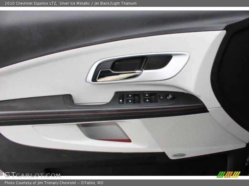 Silver Ice Metallic / Jet Black/Light Titanium 2010 Chevrolet Equinox LTZ