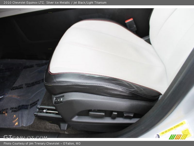 Silver Ice Metallic / Jet Black/Light Titanium 2010 Chevrolet Equinox LTZ