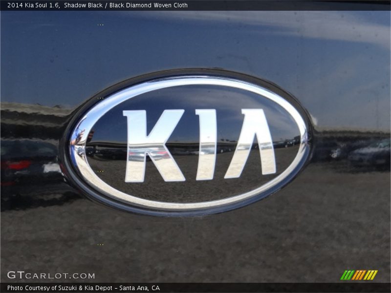 Shadow Black / Black Diamond Woven Cloth 2014 Kia Soul 1.6