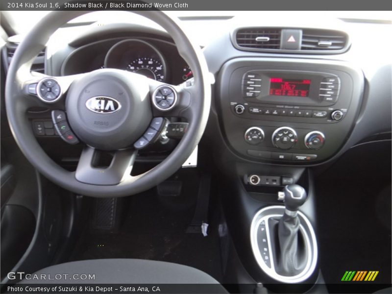 Shadow Black / Black Diamond Woven Cloth 2014 Kia Soul 1.6