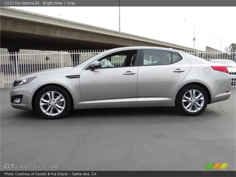 Bright Silver / Gray 2012 Kia Optima EX