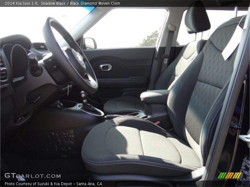 Shadow Black / Black Diamond Woven Cloth 2014 Kia Soul 1.6