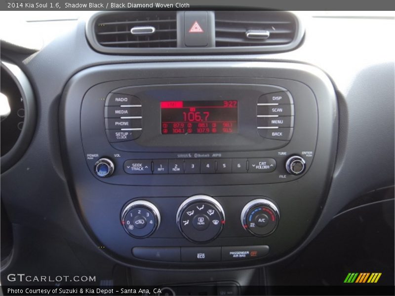 Shadow Black / Black Diamond Woven Cloth 2014 Kia Soul 1.6