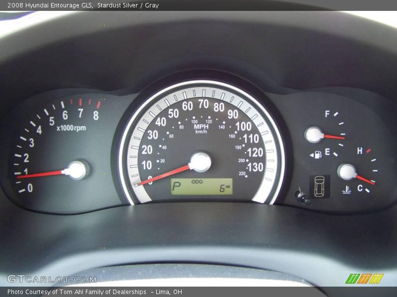 Stardust Silver / Gray 2008 Hyundai Entourage GLS