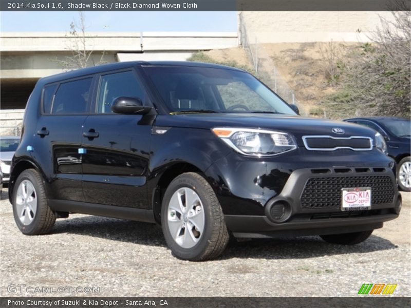 Shadow Black / Black Diamond Woven Cloth 2014 Kia Soul 1.6