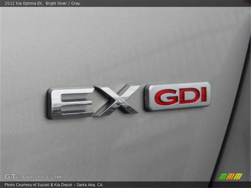 Bright Silver / Gray 2012 Kia Optima EX