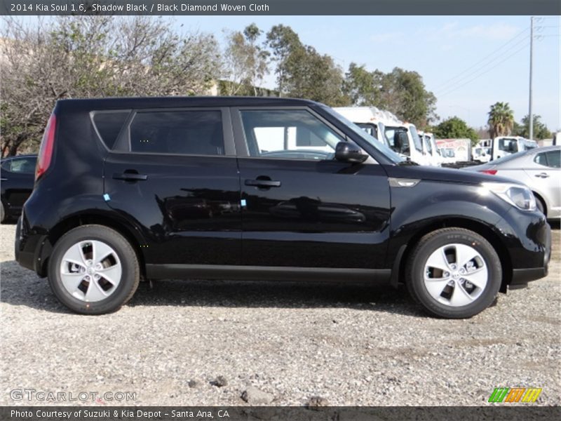 Shadow Black / Black Diamond Woven Cloth 2014 Kia Soul 1.6
