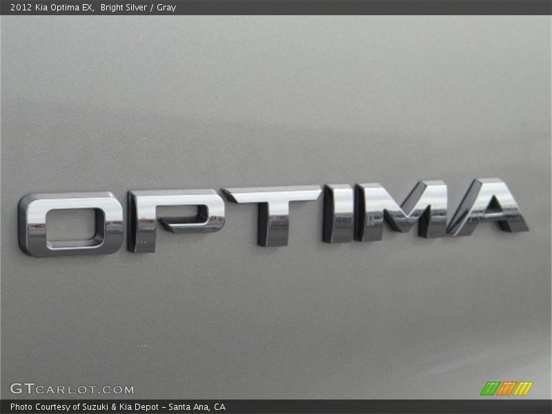 Bright Silver / Gray 2012 Kia Optima EX
