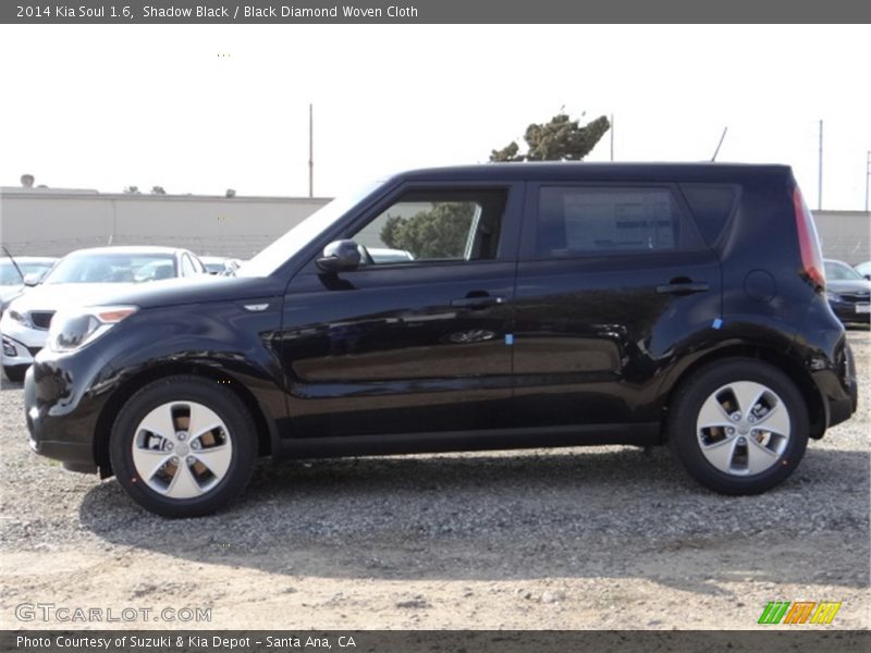 Shadow Black / Black Diamond Woven Cloth 2014 Kia Soul 1.6