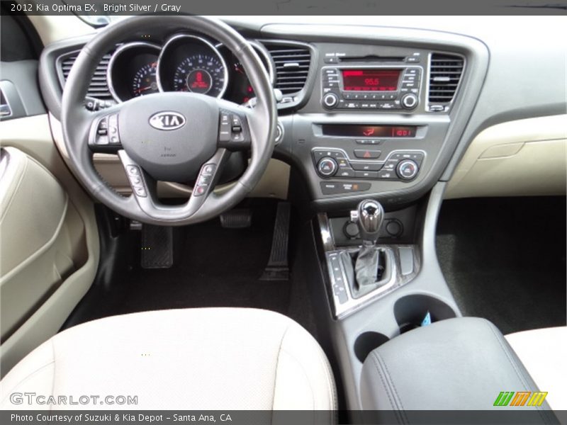 Bright Silver / Gray 2012 Kia Optima EX
