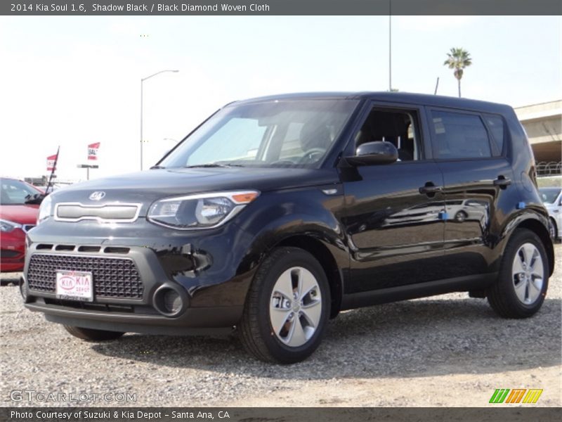 Shadow Black / Black Diamond Woven Cloth 2014 Kia Soul 1.6