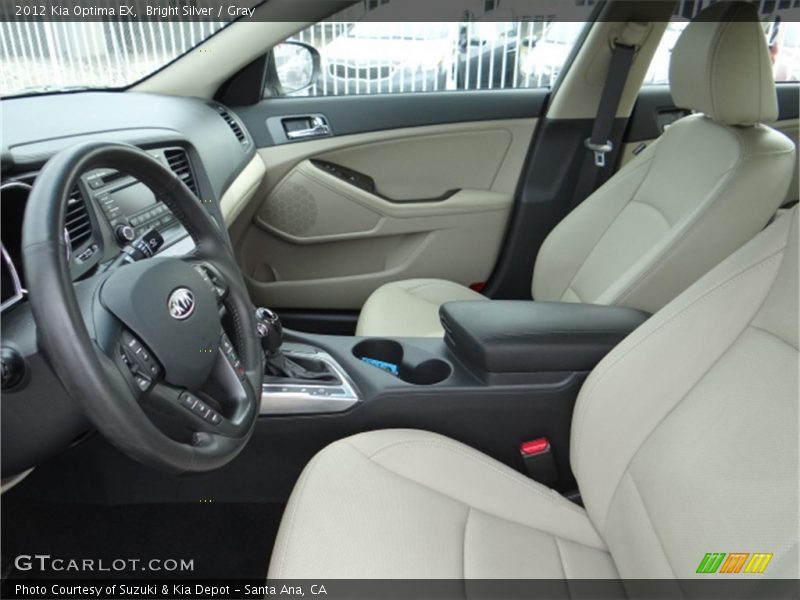 Bright Silver / Gray 2012 Kia Optima EX