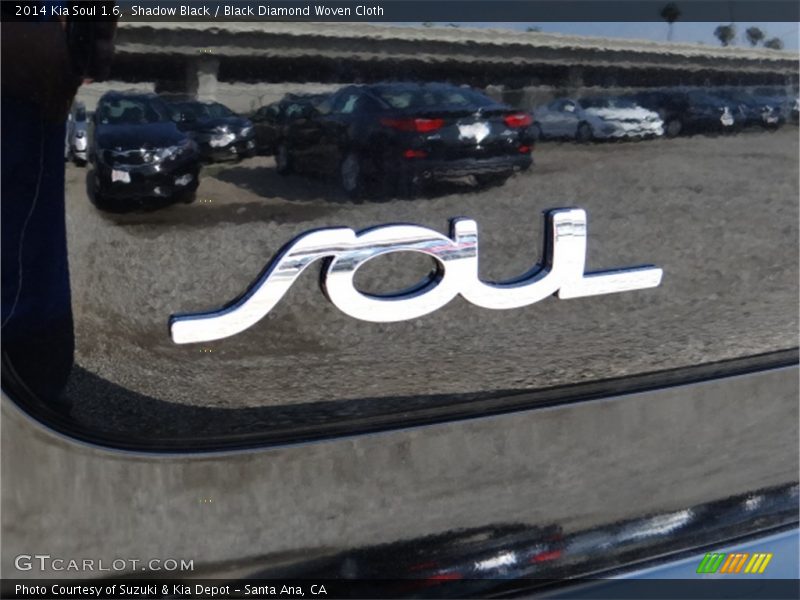 Shadow Black / Black Diamond Woven Cloth 2014 Kia Soul 1.6